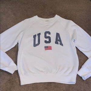 Brandy Melville white USA long sleeve